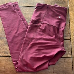 Old Navy- Powersoft Leggings-Burgundy
